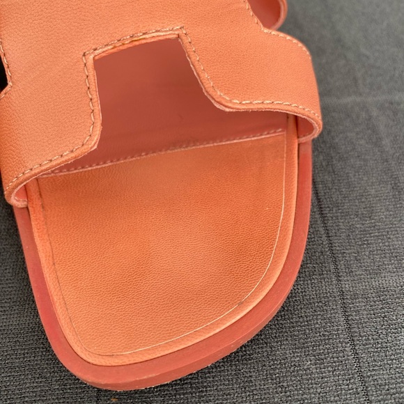 Hermes Oran Sandals in Size 36 Rouge Blush - Picture 9 of 11